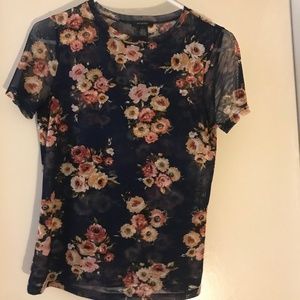 Halogen mesh t-shirt (S)